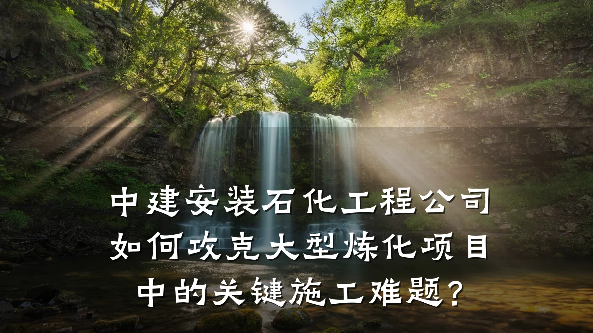 中建安装石化工程公司如何攻克大型炼化项目中的关键施工难题？