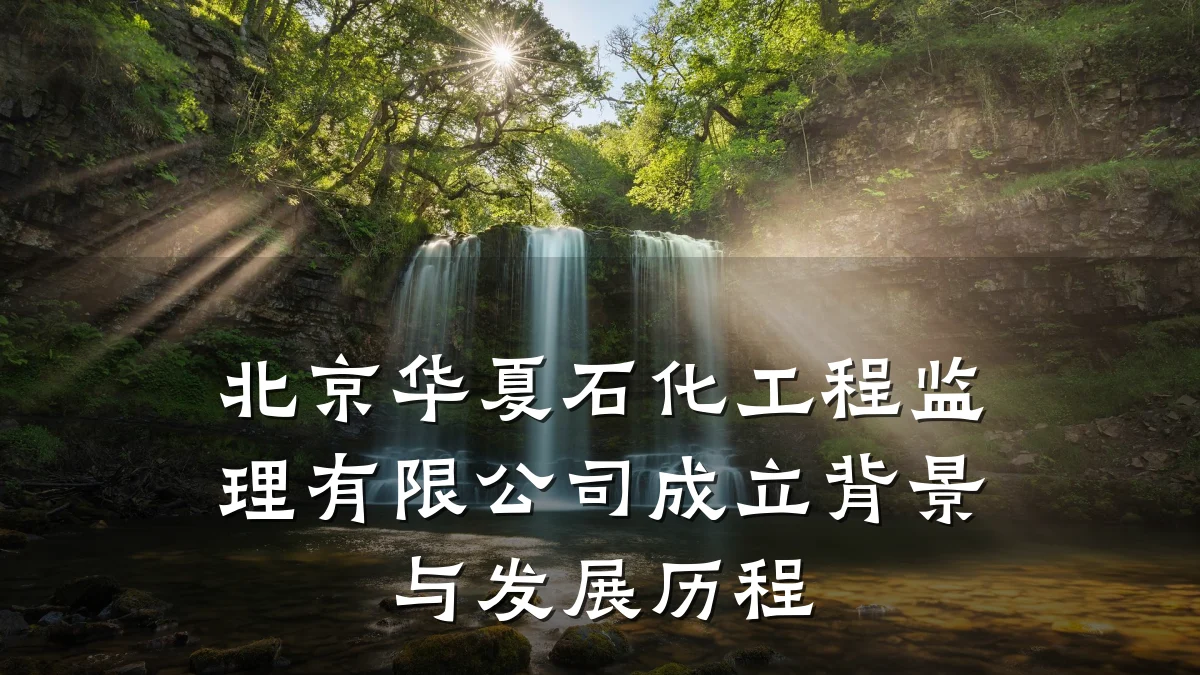 北京华夏石化工程监理有限公司成立背景与发展历程