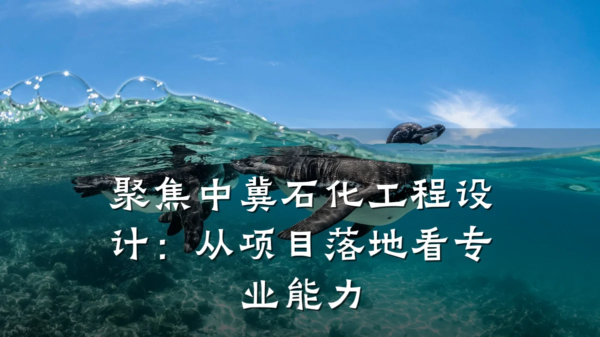 聚焦中冀石化工程设计:从项目落地看专业能力