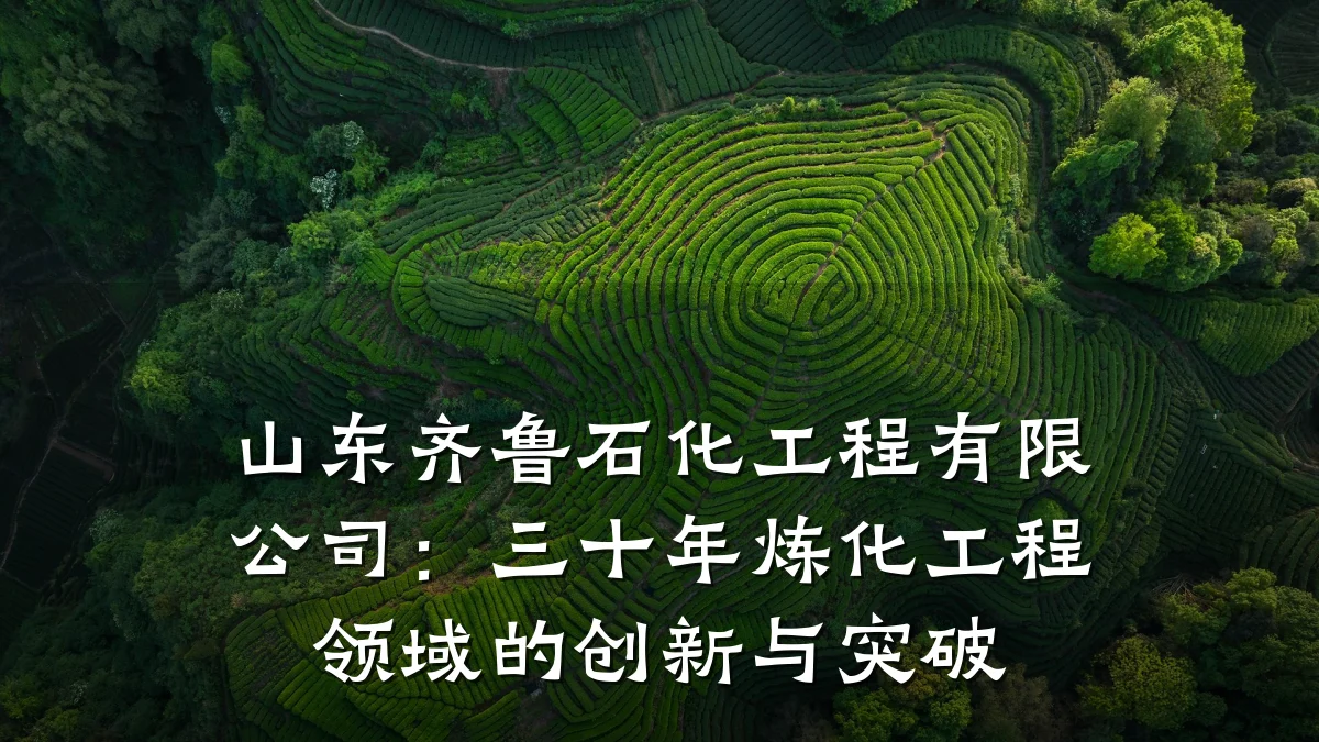 山东齐鲁石化工程有限公司：三十年炼化工程领域的创新与突破