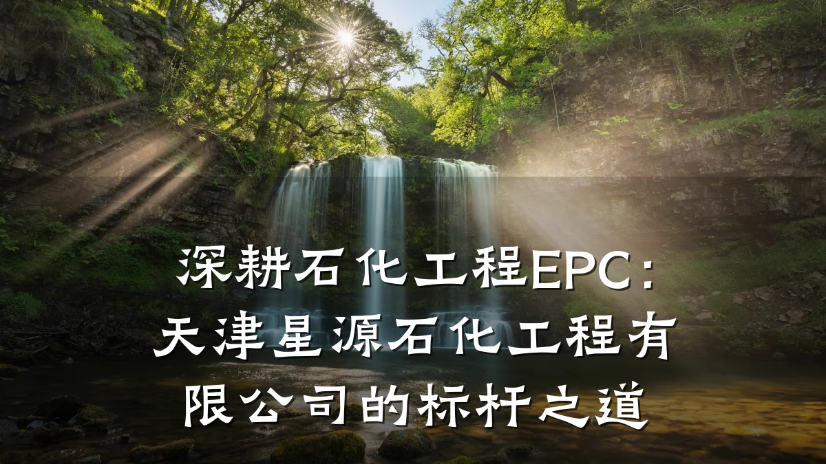 深耕石化工程EPC:天津星源石化工程有限公司的标杆之道
