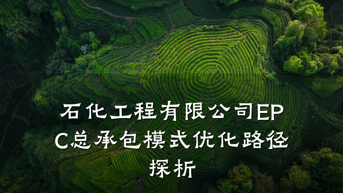 石化工程有限公司EPC总承包模式优化路径探析