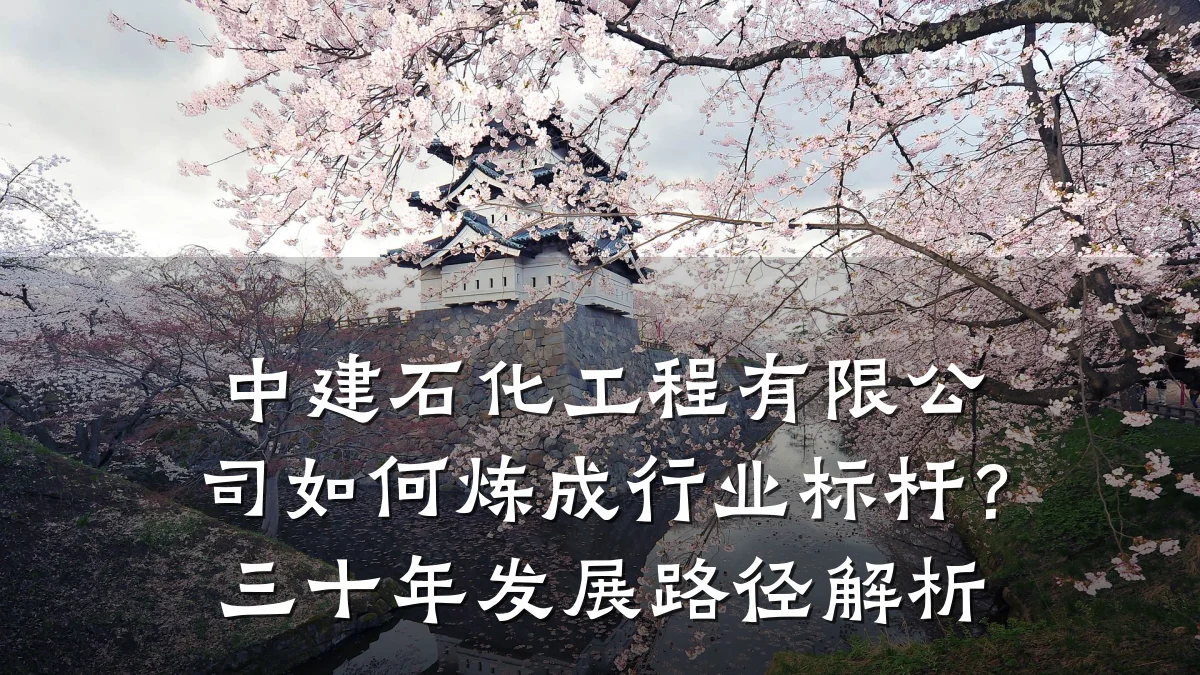 中建石化工程有限公司如何炼成行业标杆?三十年发展路径解析