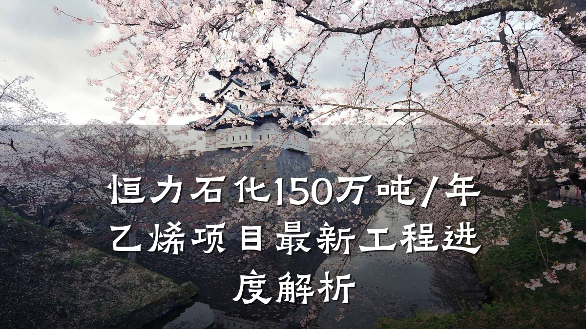 恒力石化150万吨/年乙烯项目最新工程进度解析