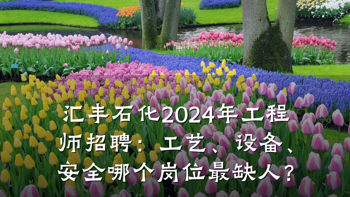 汇丰石化2024年工程师招聘:工艺、设备、安全哪个岗位最缺人?