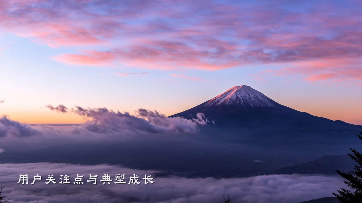 用户关注点与典型成长