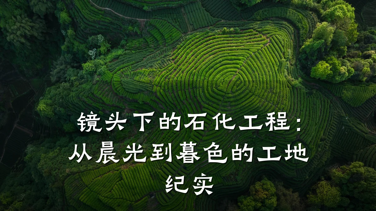 镜头下的石化工程:从晨光到暮色的工地纪实