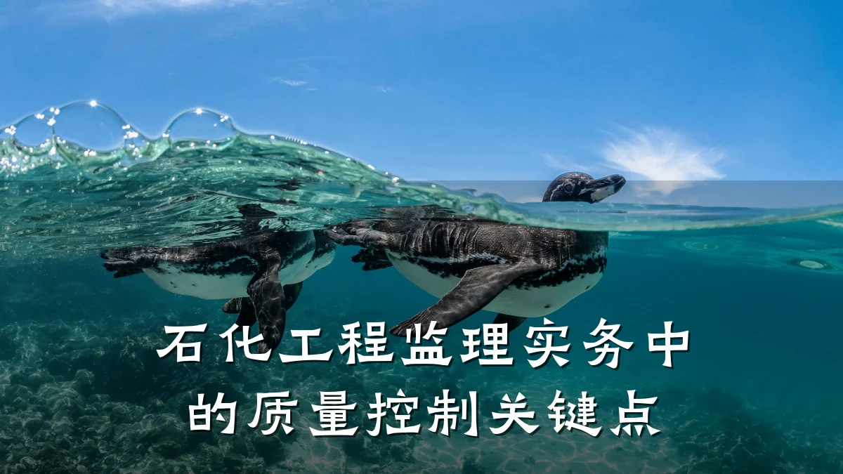 石化工程监理实务中的质量控制关键点