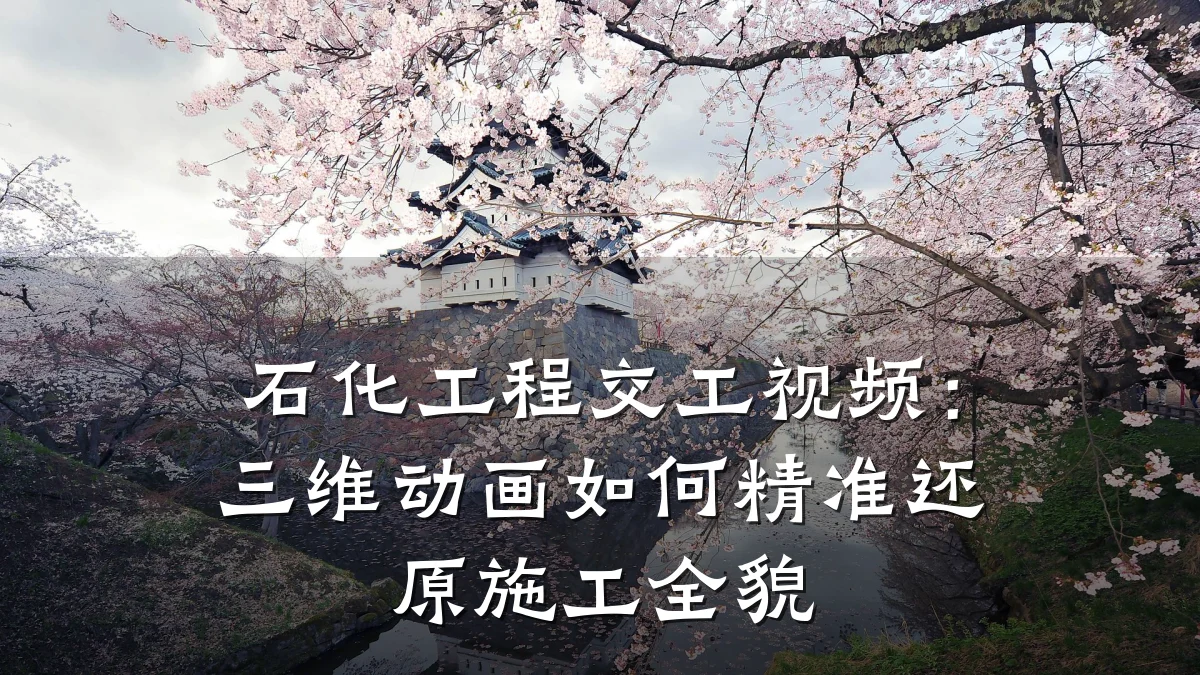 石化工程交工视频：三维动画如何精准还原施工全貌