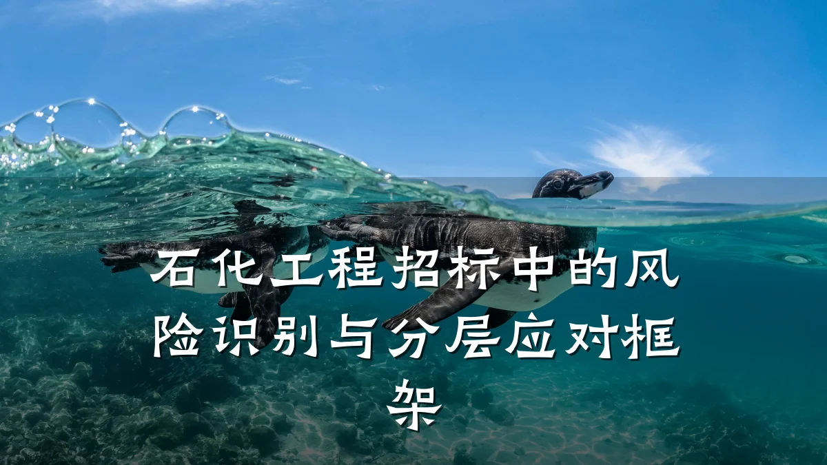 石化工程招标中的风险识别与分层应对框架
