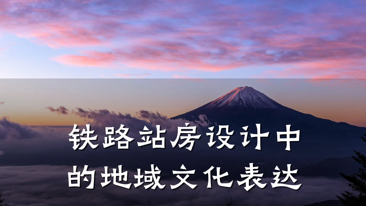 铁路站房设计中的地域文化表达