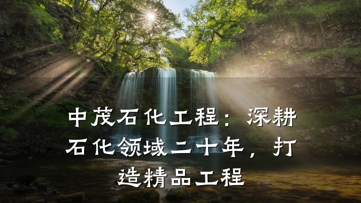 中茂石化工程:深耕石化领域二十年,打造精品工程