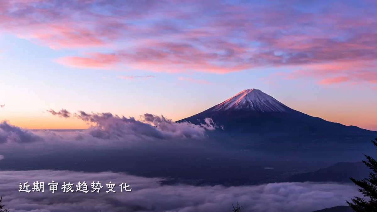 近期审核趋势变化